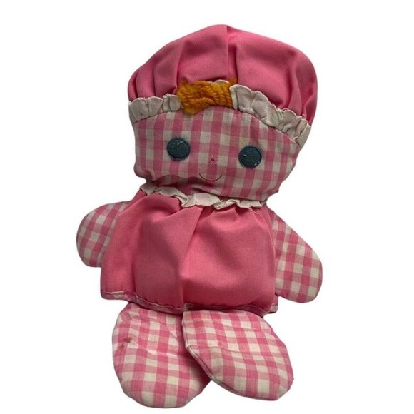 Pink Rattle Doll Fisher-Price | Toys | Fisher Price Vintage 975 Pink Gingham 42 Lolly ...